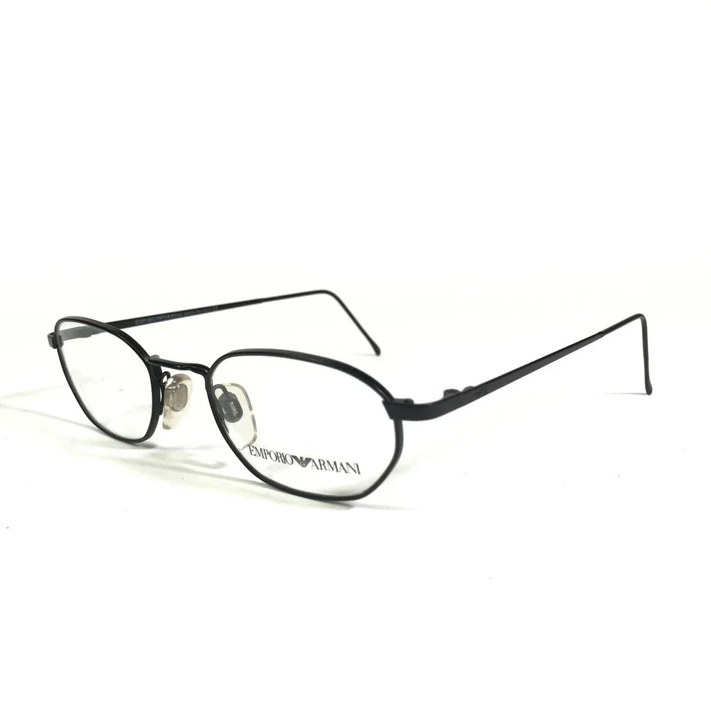 Emporio Armani Eyeglasses Frames 121 706 Black Round Full Wire Rim 45-19-130